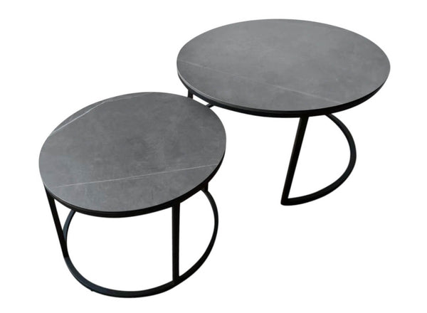 Jupiter Round Nest of Coffee Tables
