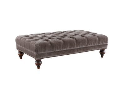 Kingswood Fabric Rectangle Footstool