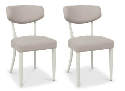 Lawrence Dining Chair Faux Leather (Pair)