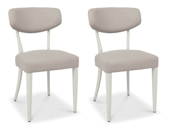 Lawrence Dining Chair Faux Leather (Pair)