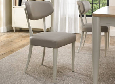 Lawrence Dining Chair Faux Leather (Pair)