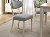 Lawrence Dining Chair Grey Fabric (Pair)