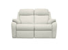 G Plan Kingsbury Leather 2 Seater Sofa