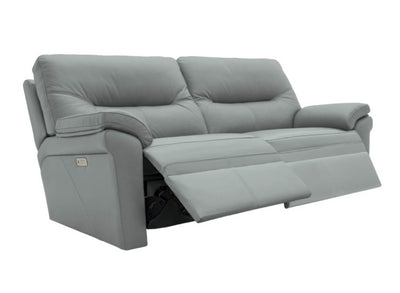 G Plan Seattle Leather Power Recliner 3 Seater Sofa