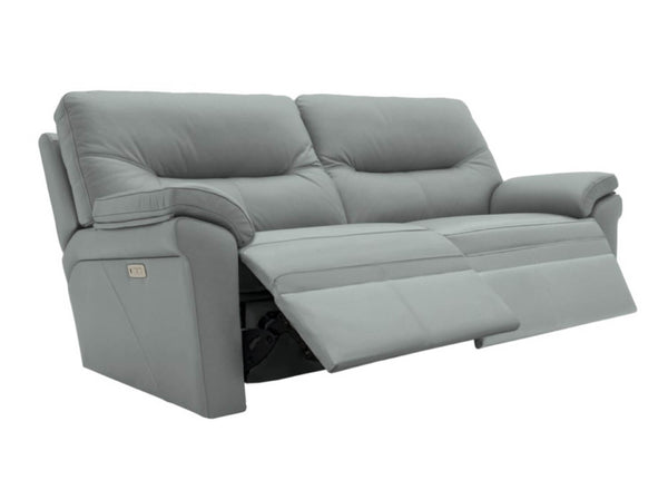 G Plan Seattle Leather Power Recliner 3 Seater Sofa