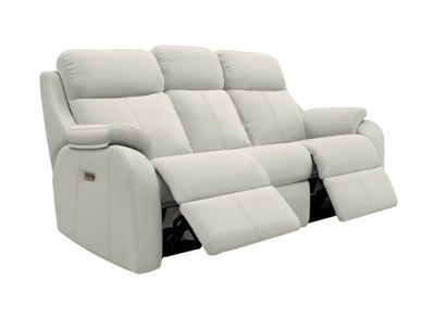 G Plan Kingsbury Leather Power Recliner 3 Seater Sofa