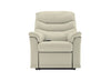 G Plan Malvern Leather Small Dual Elevate Armchair
