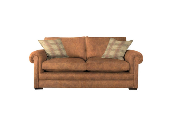 Parker Knoll Canterbury Leather Large 2 Seater Sofa