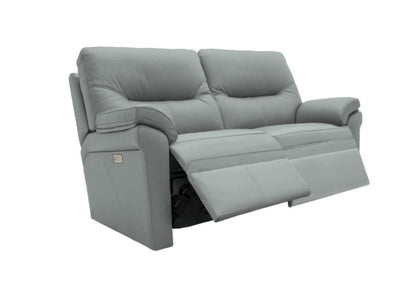 G Plan Seattle Leather Power Recliner 2 Seater Sofa