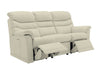 G Plan Malvern Leather Power Recliner 3 Seater Sofa