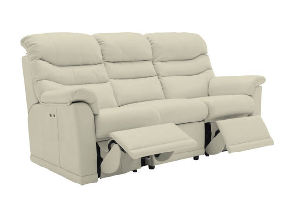 G Plan Malvern Leather Power Recliner 3 Seater Sofa