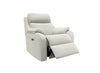G Plan Kingsbury Leather Power Recliner Armchair with Headrest and Lumbar