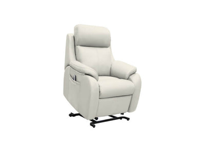 G Plan Kingsbury Leather Small Dual Elevate Armchair