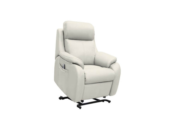 G Plan Kingsbury Leather Small Dual Elevate Armchair