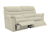 G Plan Malvern Leather Power Recliner 3 Seater Sofa
