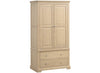 Ledbury Oak 2 Drawer Gents Double Robe
