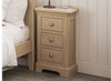 Ledbury Oak 3 Drawer Compact Bedside
