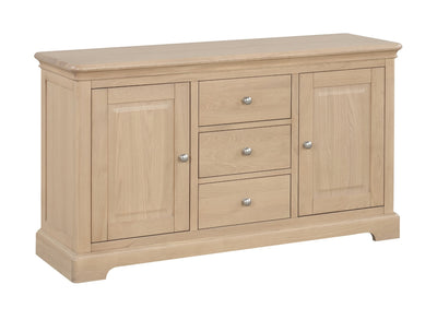 Ledbury Oak 2 Door 3 Drawer Sideboard