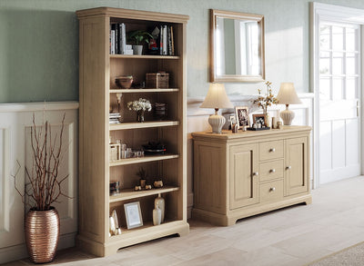 Ledbury Oak Large Bookcase