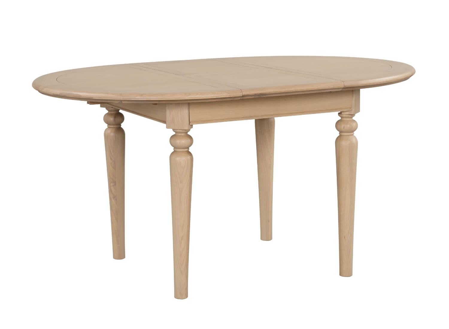 Ledbury Oak Round Extending Dining Table – Ward Brothers Furniture
