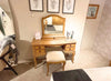 Lille Dressing Table, Dressing Stool and Gallery Mirror