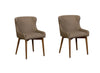 Logan Dining Chair Taupe (PAIR)