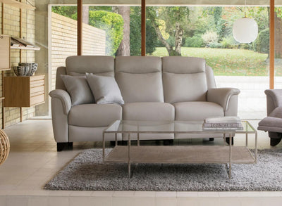 Parker Knoll Manhattan Leather 3 Seater Sofa