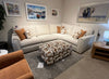 Manhatten Corner Sofa and Ottoman Stool