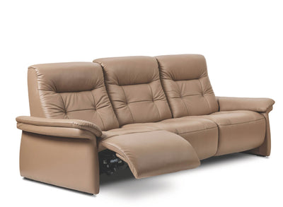 Stressless Mary Leather Power Reclining 3 Seater Sofa
