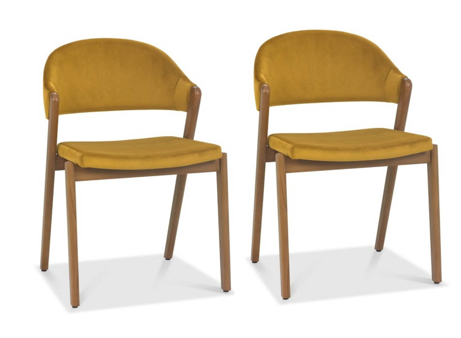 Cambridge Dining Chair Mustard Velvet (Pair) – Ward Brothers Furniture
