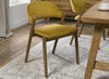 Cambridge Dining Chair Mustard Velvet (Pair)
