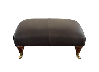 Parker Knoll Moseley Leather Footstool