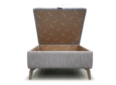 Parker Knoll Small Fabric Storage Footstool