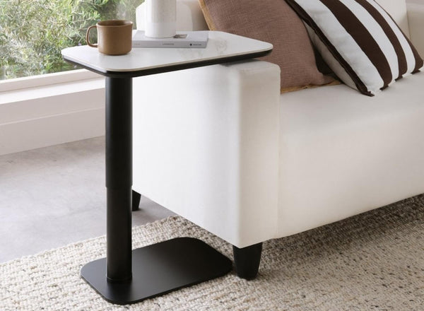 Riley Adjustable Height Sofa Table White