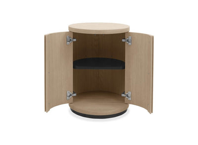 Velda Round Lamp Table