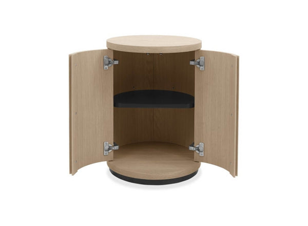 Velda Round Lamp Table
