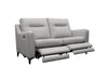 G Plan Austen Small Fabric Sofa with Double Power Footrest