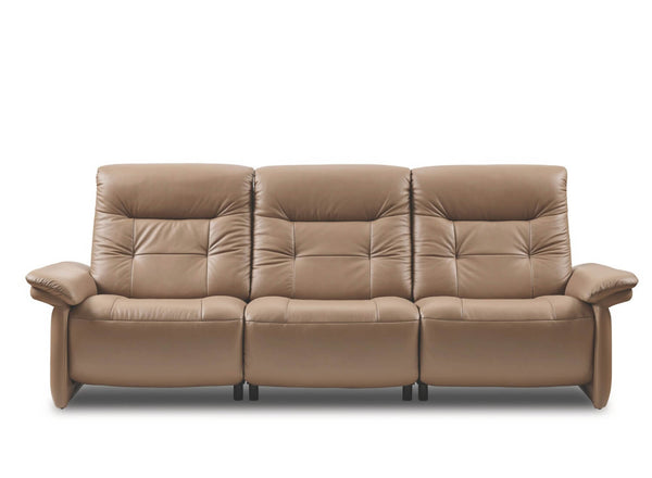 Stressless Mary Leather Fixed 3 Seater Sofa