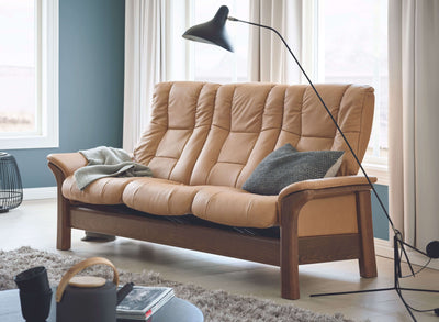 Stressless Buckingham 3 Seater Leather Sofa