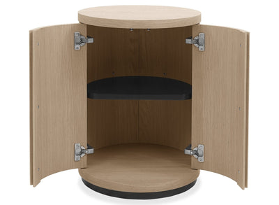 Velda Round Lamp Table
