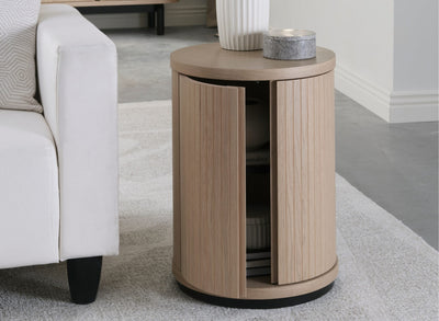 Velda Round Lamp Table