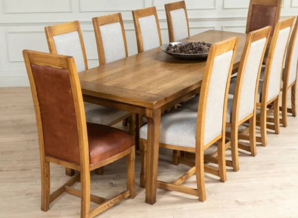 Wood Bros Chatsworth End Extending Dining Table