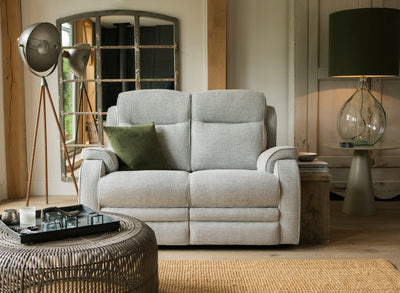 Parker Knoll Boston Leather 2 Seater Recliner Sofa with Heated Seats