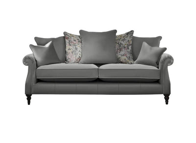 Parker Knoll Eastbury Leather Grand Pillow Back Sofa