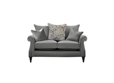 Parker Knoll Eastbury Leather 2 Seater Pillow Back Sofa