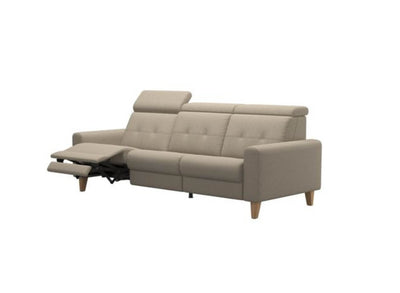Stressless Anna Fabric Power Recliner 3 Seater Sofa