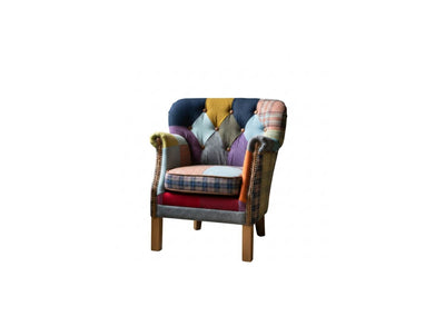 Glenmore Patchwork Buttoned Chair