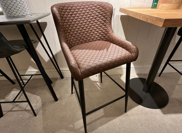 Pair of Hereford Bar Stools - Tan