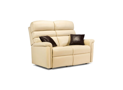 Sherborne Comfi-sit Leather Fixed 2 Seater Sofa