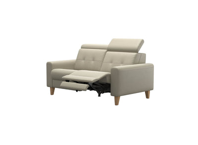 Stressless Anna Leather Power Recliner 2 Seater Sofa